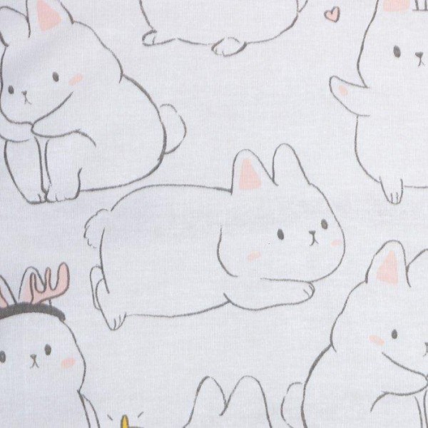 Постельное бельё Этель 1.5 сп Cute rabbits 143х215 см, 150х214 см, 70х70 см - 2 шт