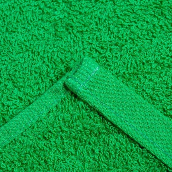 Полотенце подарочное Этель "Ты делаешь мир прекраснее" зеленый, 50х90см, 100%хл, 340г/м2