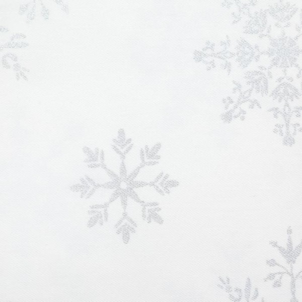 Скатерть "Этель" Серебряные снежинки 149х250см, 100%хл, 190 г/м2