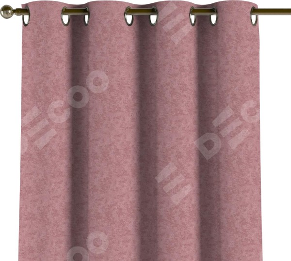 Комплект штор софт мрамор розовый, на люверсах
