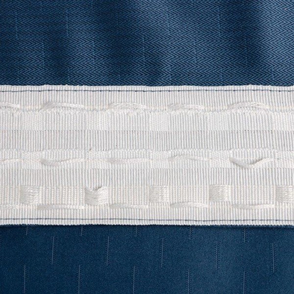 Штора портьерная Этель "Штрихи"цв.синий,на шторн.ленте 145*265 см,100% п/э