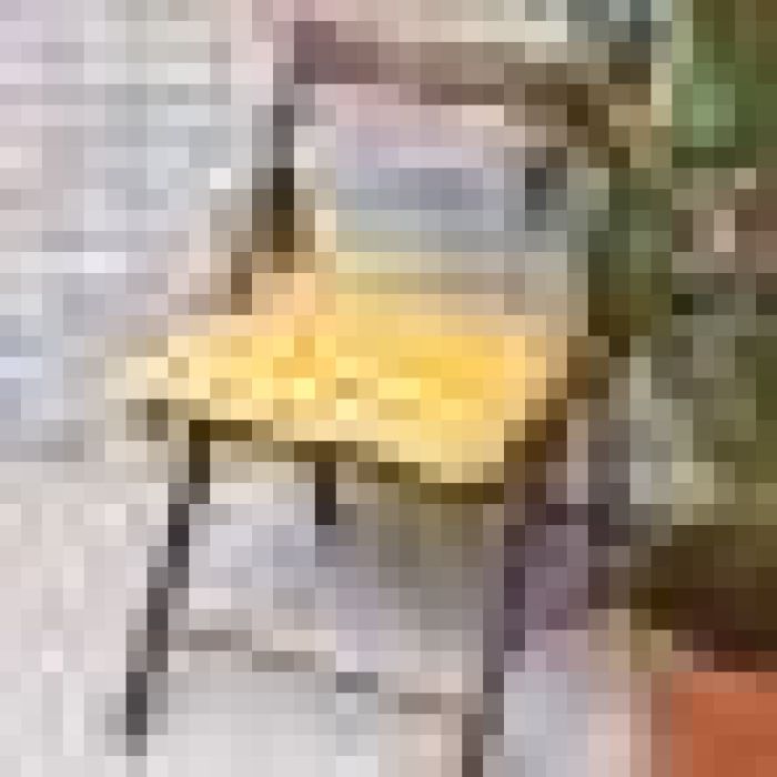 Сидушка на стул "Этель" цв.желтый 42х42см, 100% хл