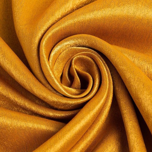 Штора портьерная Этель "Классика" цв.желтый, 250*265 см, 100% п/э