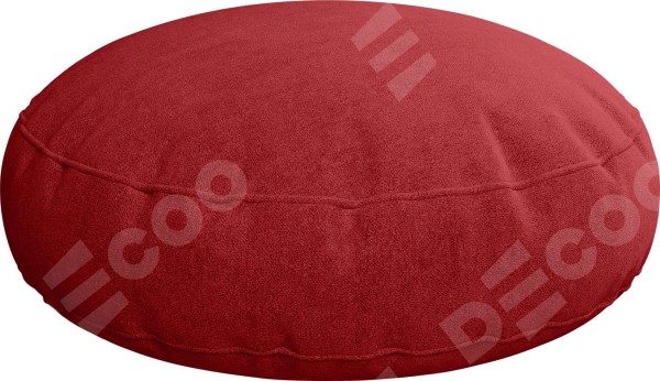 Подушка круглая «Кортин» канвас красный