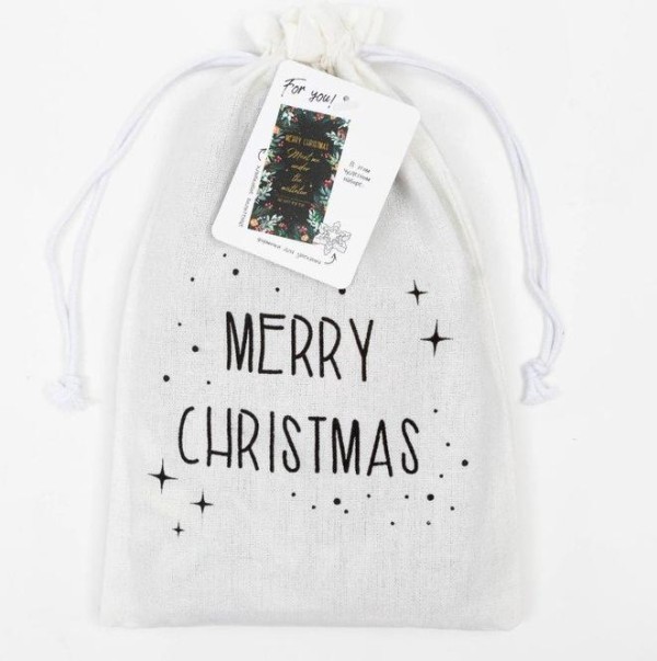 Набор в мешочке "Merry Christmas" полотенце 40х73см, формочки для запекания 3 шт