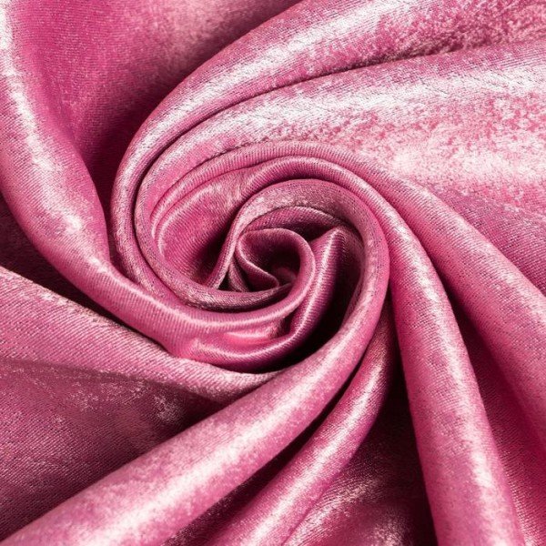 Штора портьерная Этель "Классика" цв.розовый,на люверсах 130*300 см, 100% п/э