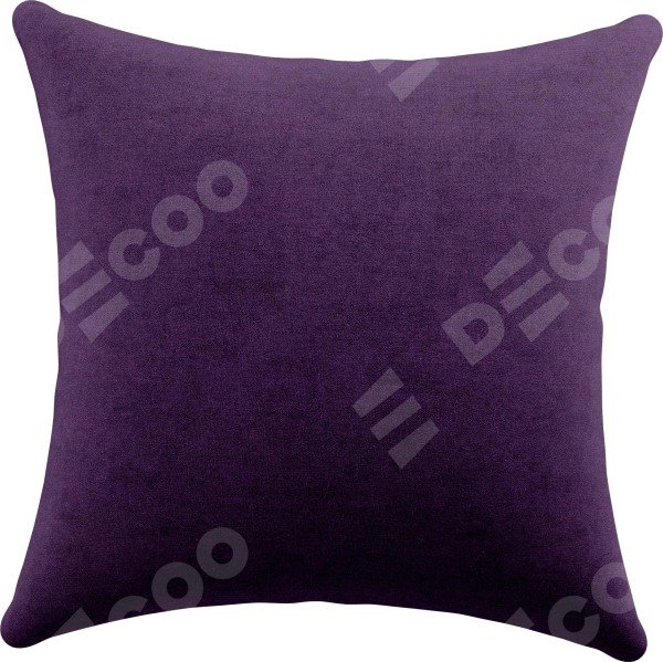Подушка декоративная Cortin, вельвет тёмно-фиолетовый, 40х40 см
