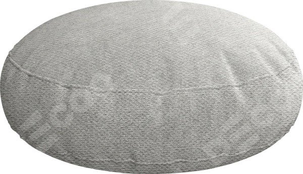 Подушка круглая Cortin ткань блэкаут с блеском тёмно-серый