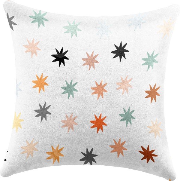 Подушка квадратная Cortin «Разноцветные звёзды»