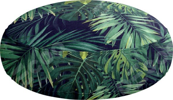 Подушка круглая Cortin «Пальмовые листья»