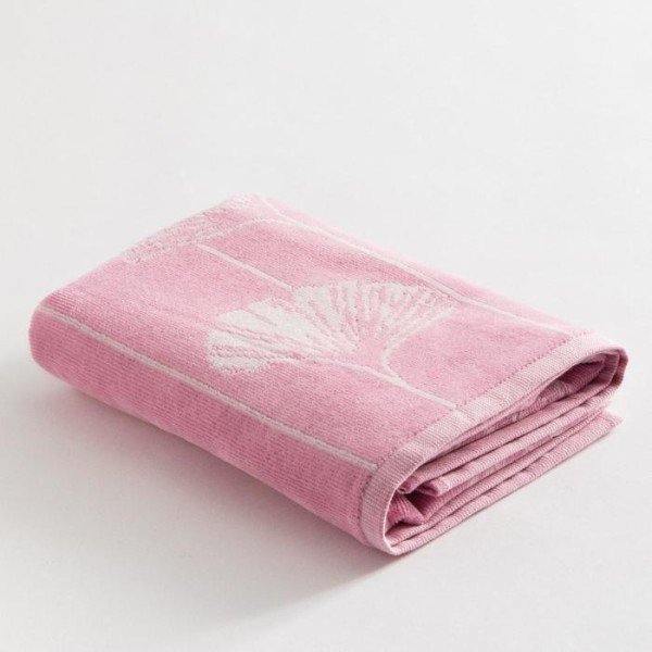 Полотенце махровое Этель Lotus розовый, 50х90 см, 100% хл, велюр, 420 гр/м2