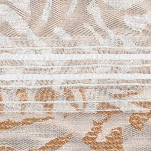 Штора портьерная Этель «Элит» цвет бежевый, на шторной ленте 130х300  см, 150гр/м2, 100% п/э