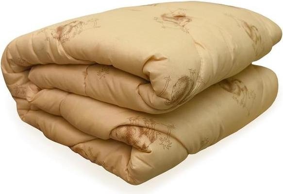 Одеяло Верблюд зимнее 140х205 см, МИКС полиэфирное волокно, п/э 100%