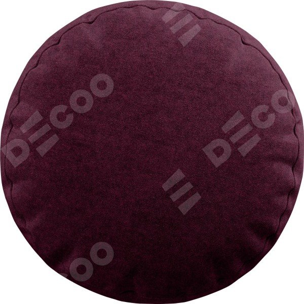 Подушка круглая «Кортин» канвас фиолетовый