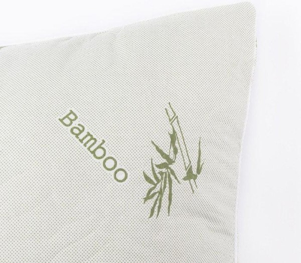 Подушка «Бамбук» 70х70 см, цвет зелёный МИКС