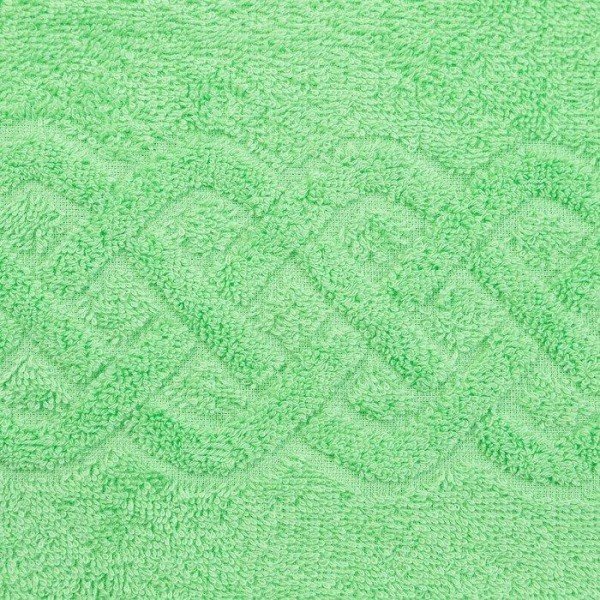 Полотенце махровое «Plait», цвет зелёный, 30х70 см
