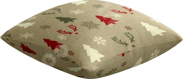 Подушка квадратная Cortin «Гармония рождества»