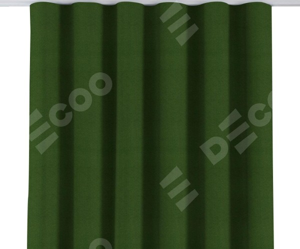 Комплект штор на тесьме «Волна» 2 шт, цвет зелёный перламутр, высота от 100 см