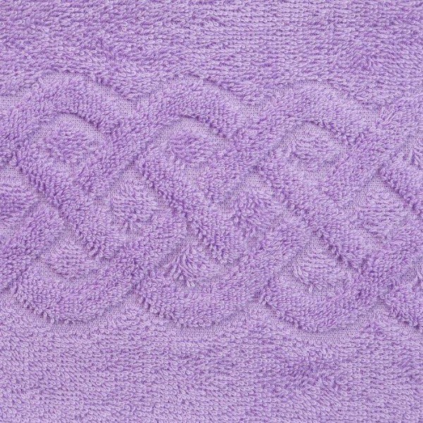 Полотенце махровое «Plait», цвет сирень, 30х70 см