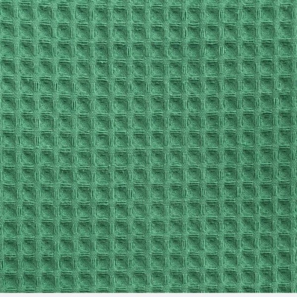 Полотенце вафельное «Этель» 70х140 см, цвет зелёный, плотность 240 г/м2