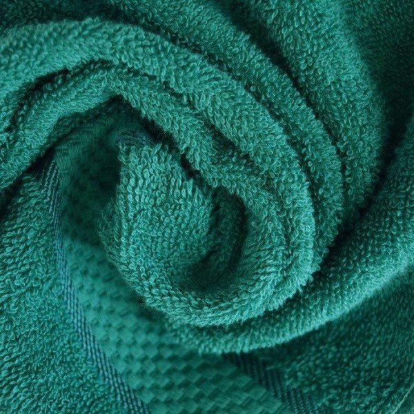Полотенце махровое гладкокрашеноеТурон Текс, размер 50х90 см, цвет изумруд, 360 г/м, хлопок100%