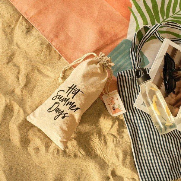 Полотенце пляжное Этель «Девушка в купальнике» 96х146 см, 100% хлопок