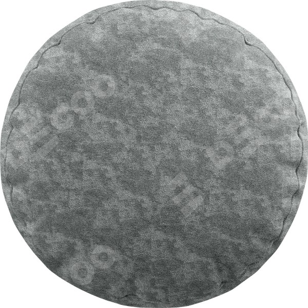 Подушка круглая «Кортин» софт мрамор серый