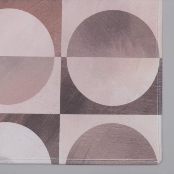 Коврик Доляна «Сфера», 45×120 см, цвет бежевый