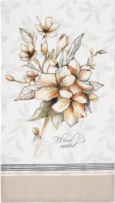 Полотенце "Этель" Floral mood 40х73 см, 100% хл, репс 210 гр/м2
