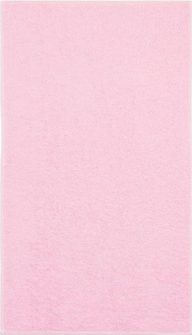 Полотенце махровое Экономь и Я 70*140 см, цв. розовый, 100% хлопок, 350 гр/м2