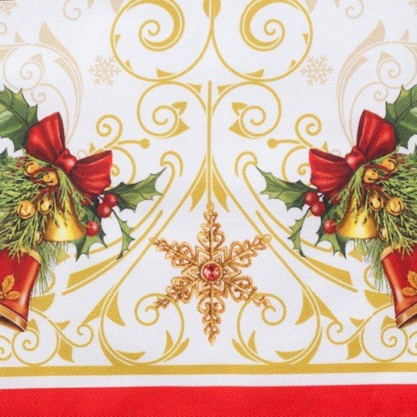 Дорожка на стол «Этель: Новогодняя сказка», 30 × 70 см, 100 % хлопок, саржа, 190 г/м²