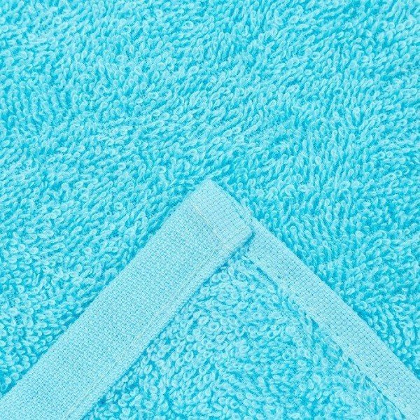 Полотенце махровое «Plait», цвет голубой, 30х70 см