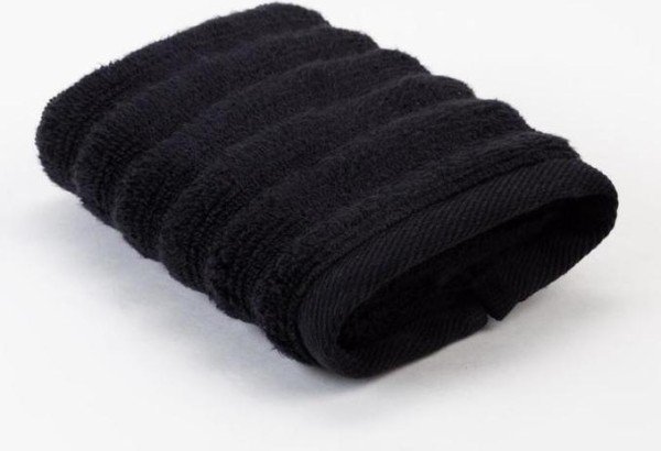 Полотенце махровое Этель "Waves" чёрный, 30х60 см, 100% хлопок, 460 гр/м2