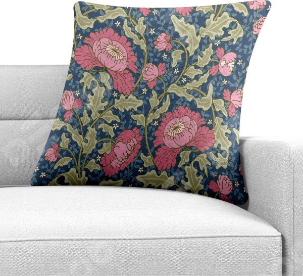 Подушка квадратная Cortin «Розовые цветы»