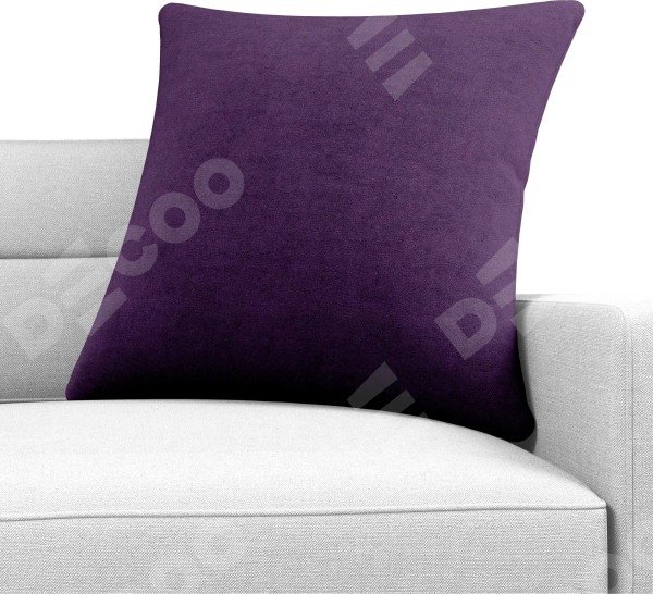 Подушка декоративная Cortin, вельвет тёмно-фиолетовый, 40х40 см