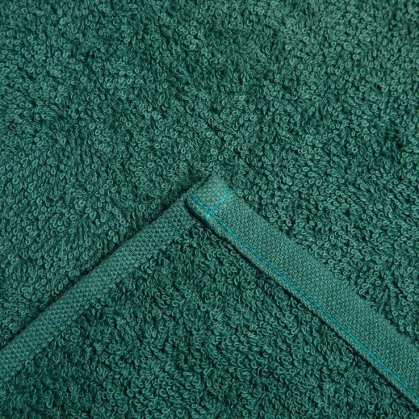 Полотенце махровое Экономь и Я 30х60 см, цв. темно-зеленый, 100% хлопок, 320 гр/м2