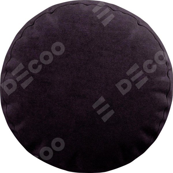 Подушка круглая «Кортин» вельвет тёмно-фиолетовый