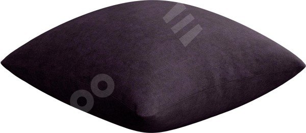 Подушка квадратная «Кортин» вельвет тёмно-фиолетовый