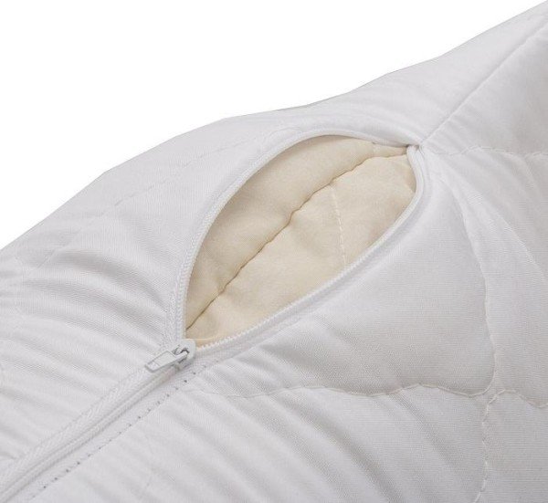 Чехол на подушку АТРА сменный стеганый на молнии 50х70см, 100% п/э, 100гр/м