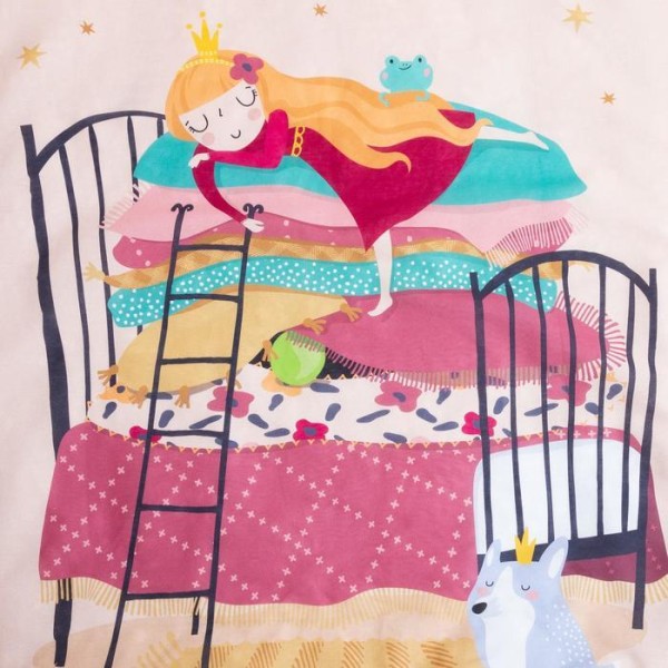 Постельное бельё детское Крошка Я "Sleeping princess", 112х147 см, 60х120+20 см, 40х60 см