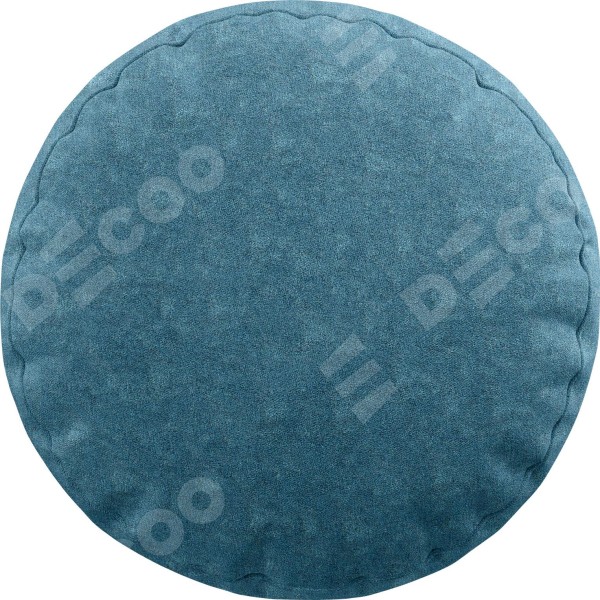 Подушка круглая «Кортин» софт мрамор голубой