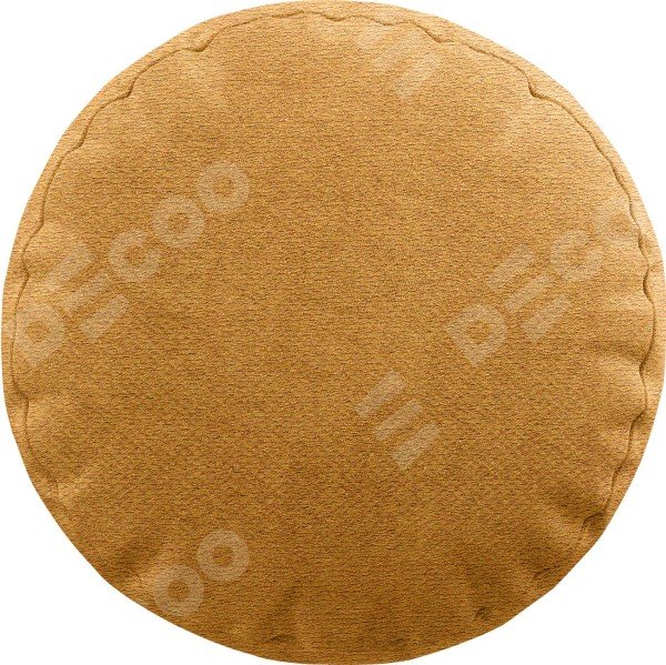 Подушка круглая Cortin ткань блэкаут с блеском золотой
