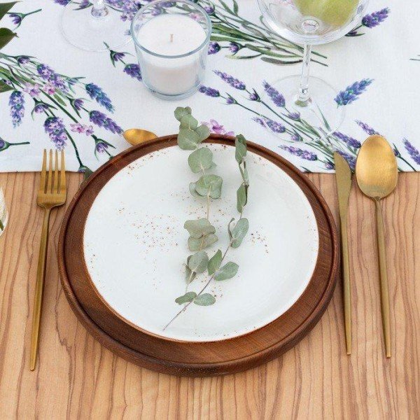 Дорожка на стол "Этель" Lavender 30х70 см, 100% хл, саржа 190 г/м2