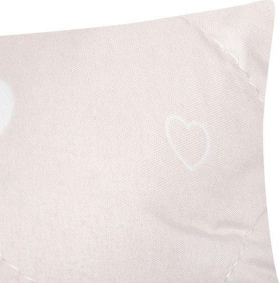 Подушка декоративная Этель "Бежевые сердца", 40х60см, 100% полиэстер, микрофибра