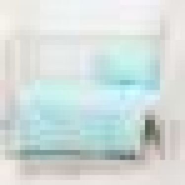 Постельное бельё детское "Единорожки", цвет бирюзовый, 112×147, 100×150, 40×60 1 шт, бязь, хл100 120 г/м