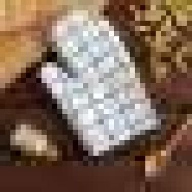 Варежка Доляна "Клетка" цв.белый 26*16 см, 100% п/э