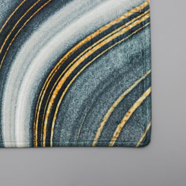 Коврик Доляна «Камень», 40×60 см, цвет малахитовый