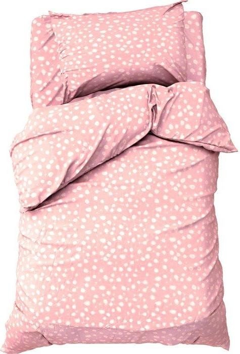 Постельное белье "Этель" 1,5 сп Soft pink 143х215 см, 150х214 см, 50х70 см -1 шт, 100% хл, бязь