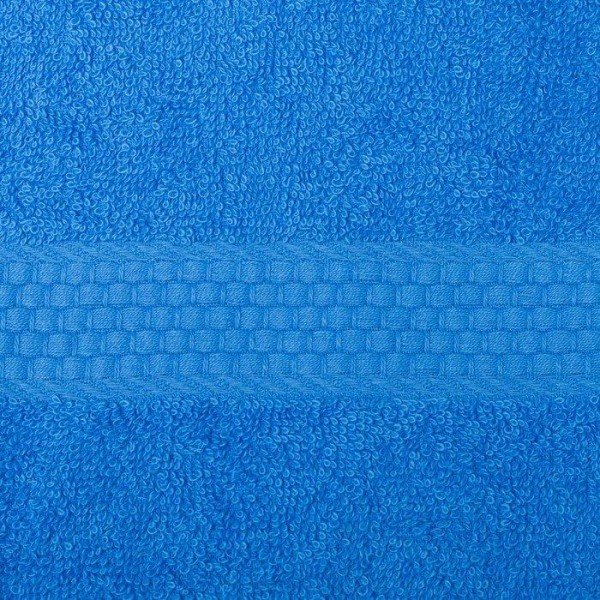 Полотенце махровое гладкокрашеное «Эконом» 70х130 см, цвет голубой