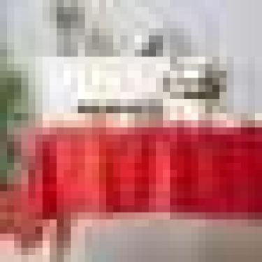 Скатерть Этель "Пудра" цв.красный, 110*150 см, 115 ±10 гр,100% п/э
